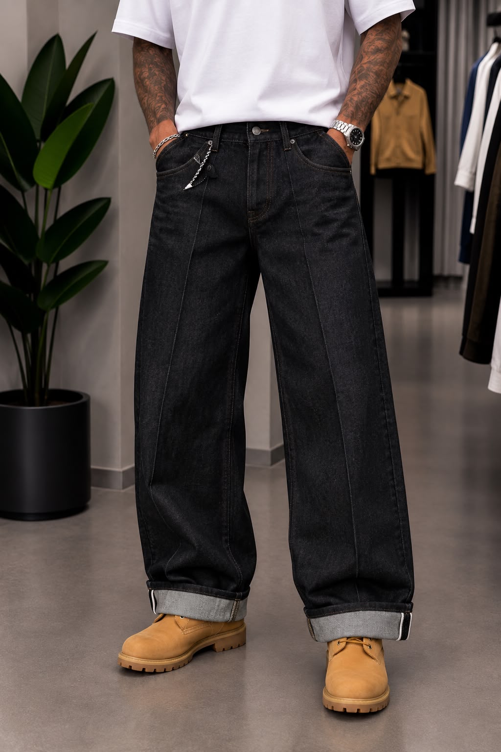 Jeans Baggy Cimosato Lav Zero