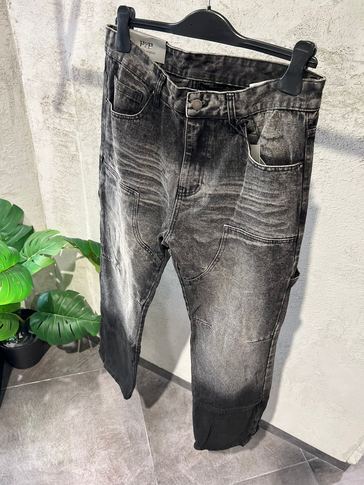 Jeans Baggy Double Wash Zip 287