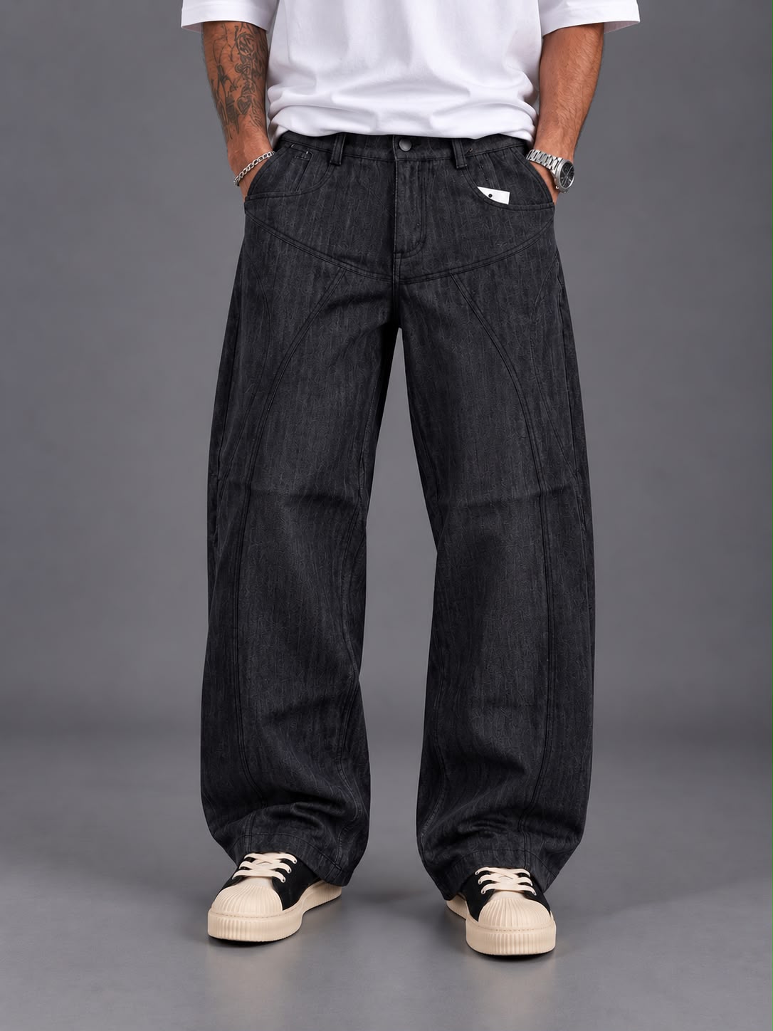 Jeans Baggy Diagonal 6004