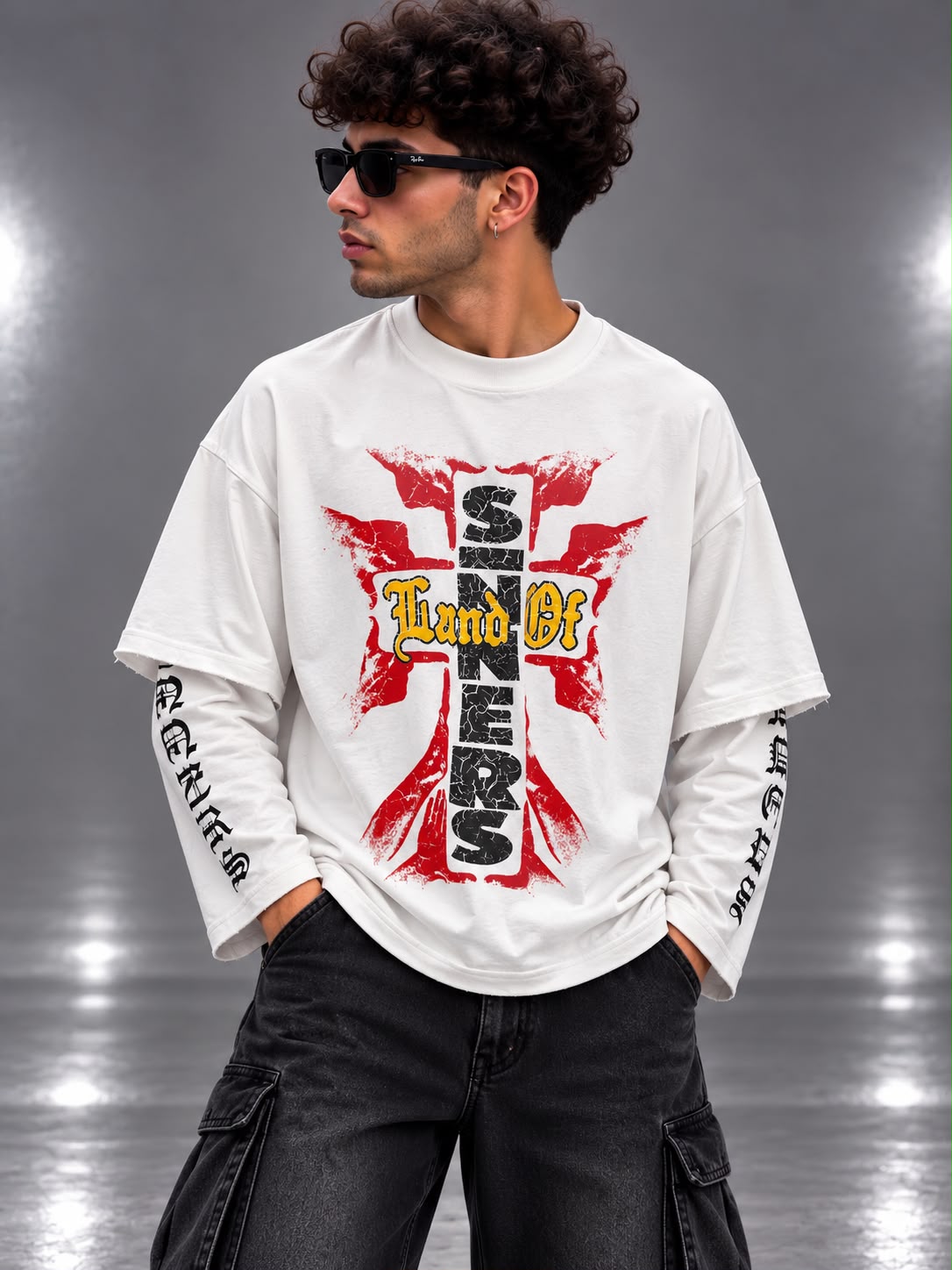T-shirt Double Long Sleeve Land Oi
