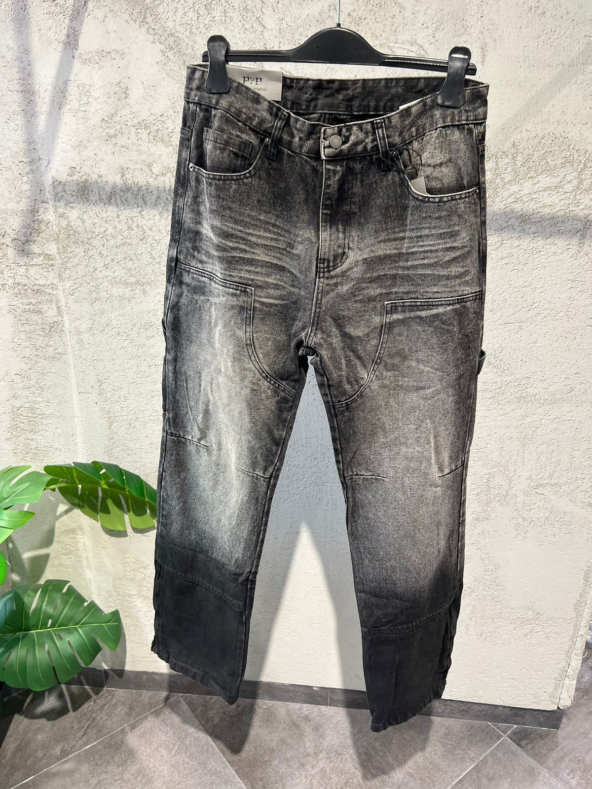 Jeans Baggy Double Wash Zip 287