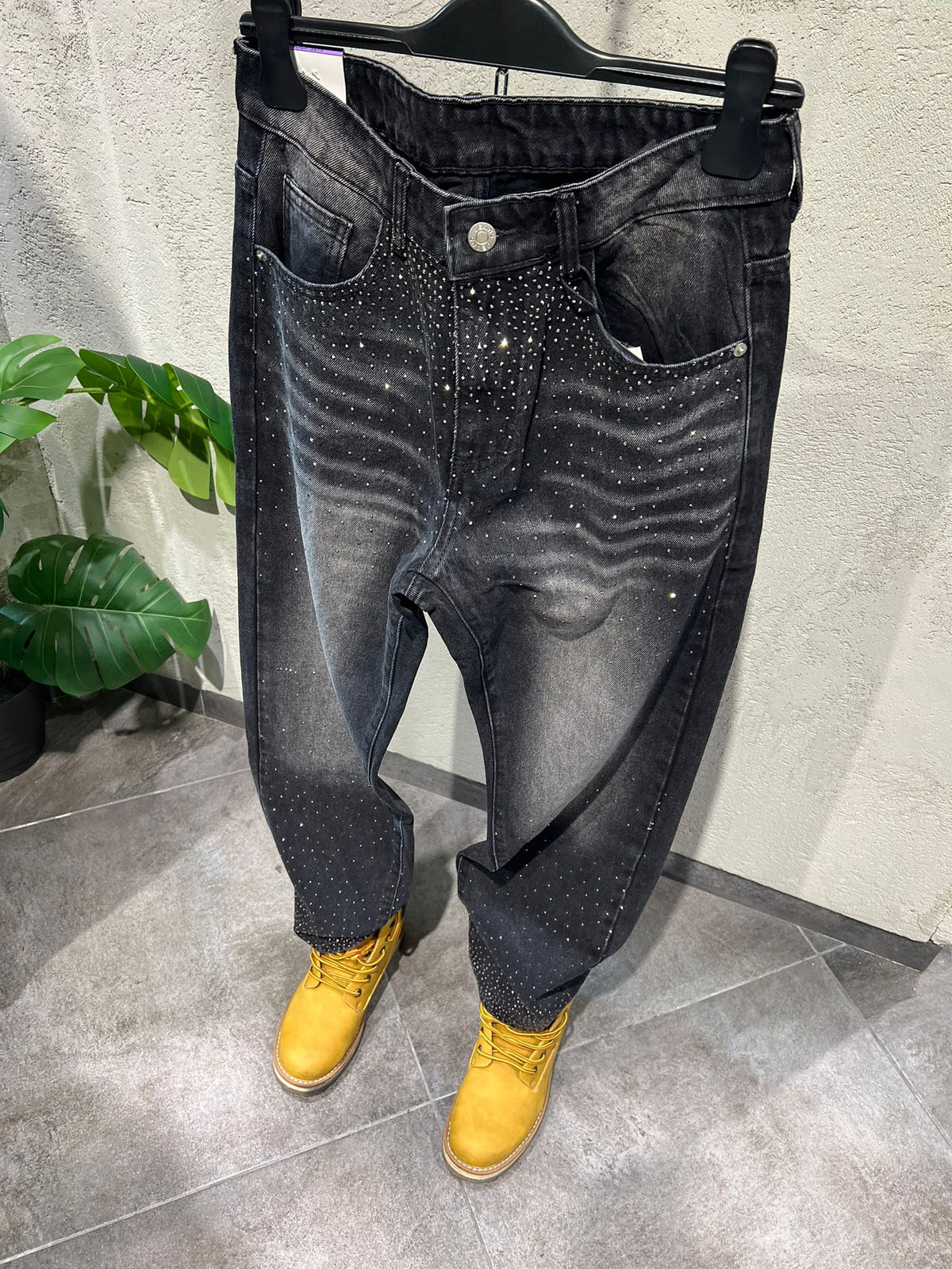 Jeans Baggy Diamond Black 8603