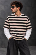 T-Shirt Long Sleeve Scuba Righe