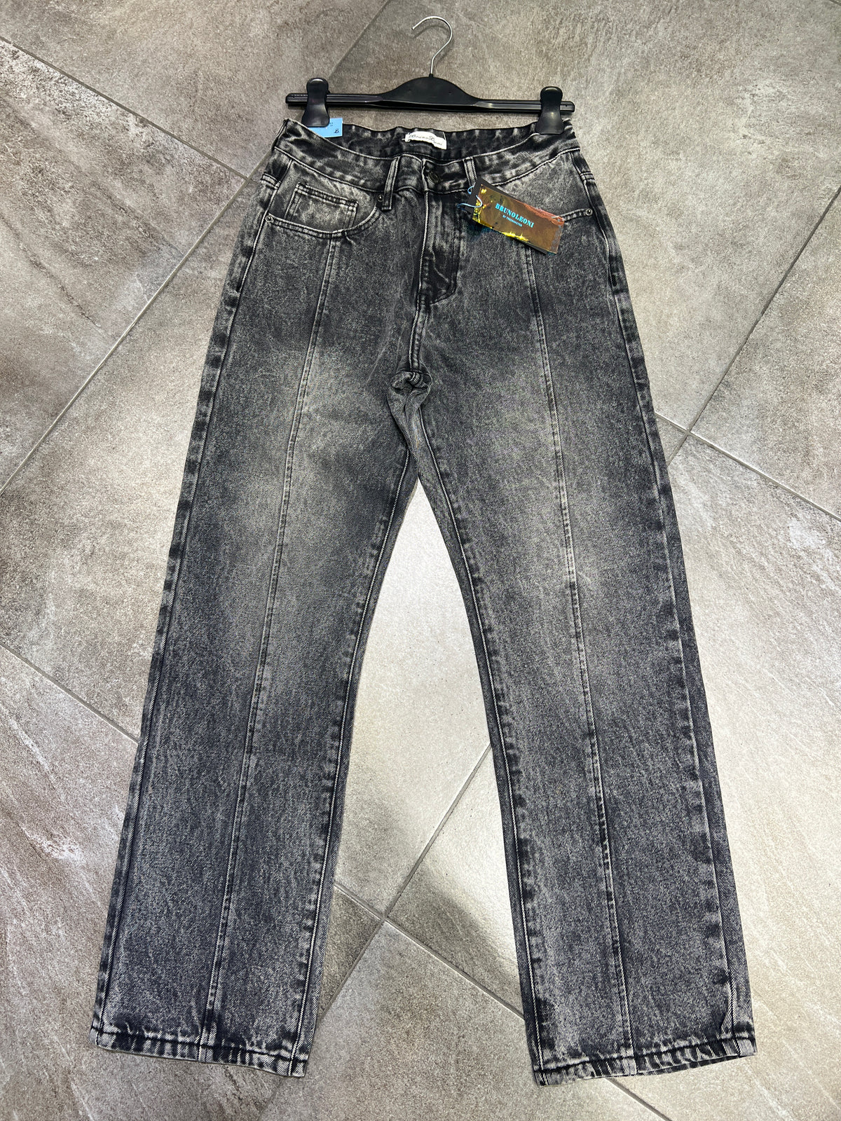 Jeans Baggy Double Wash Kk3013 Saldi 2026