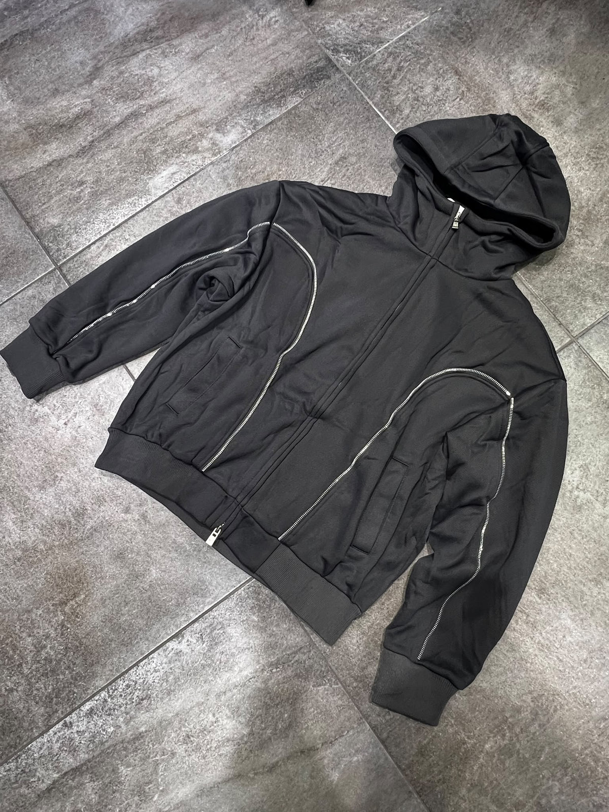 Coordinato Diagonal Zip