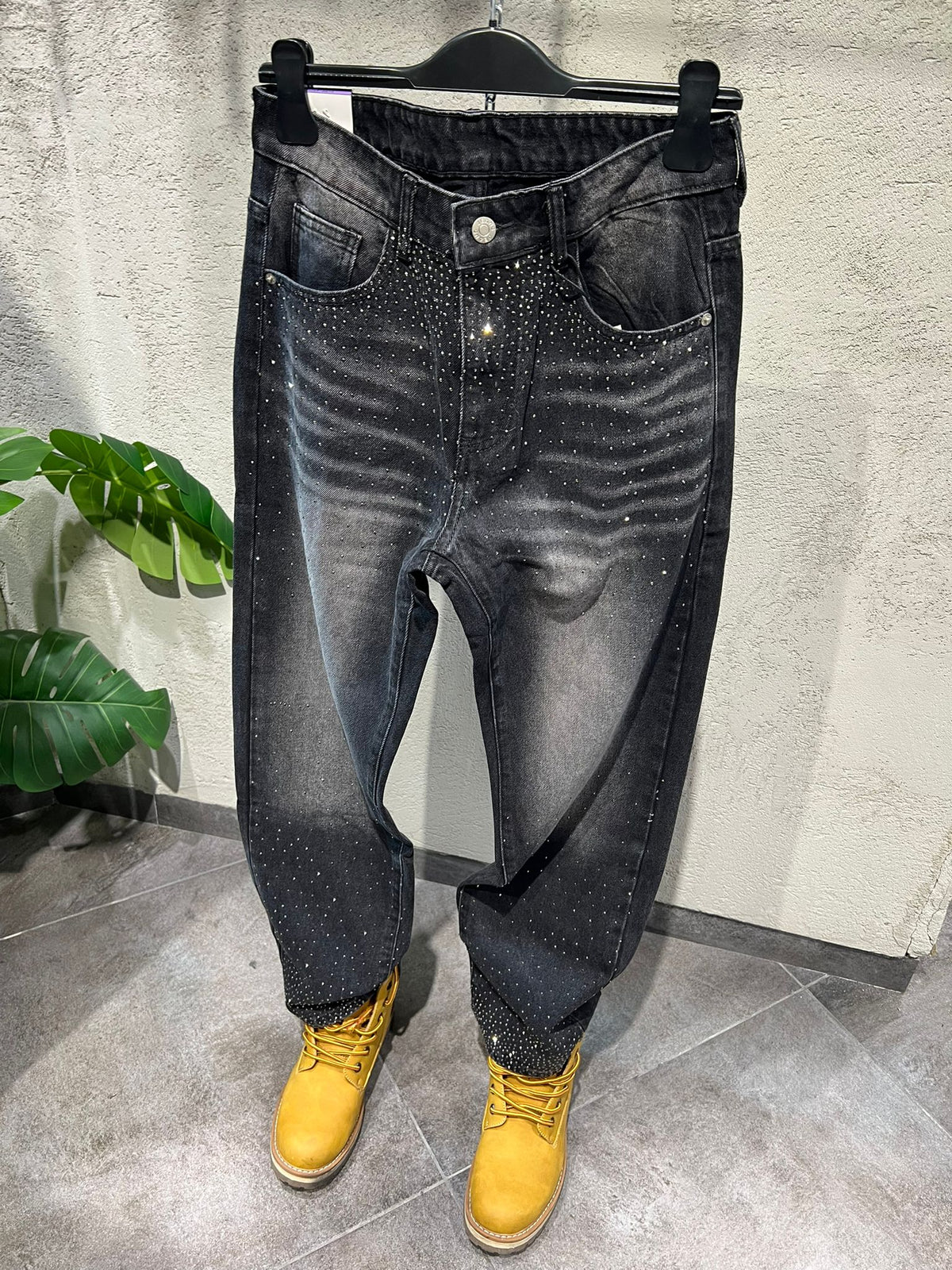 Jeans Baggy Diamond Black 8603