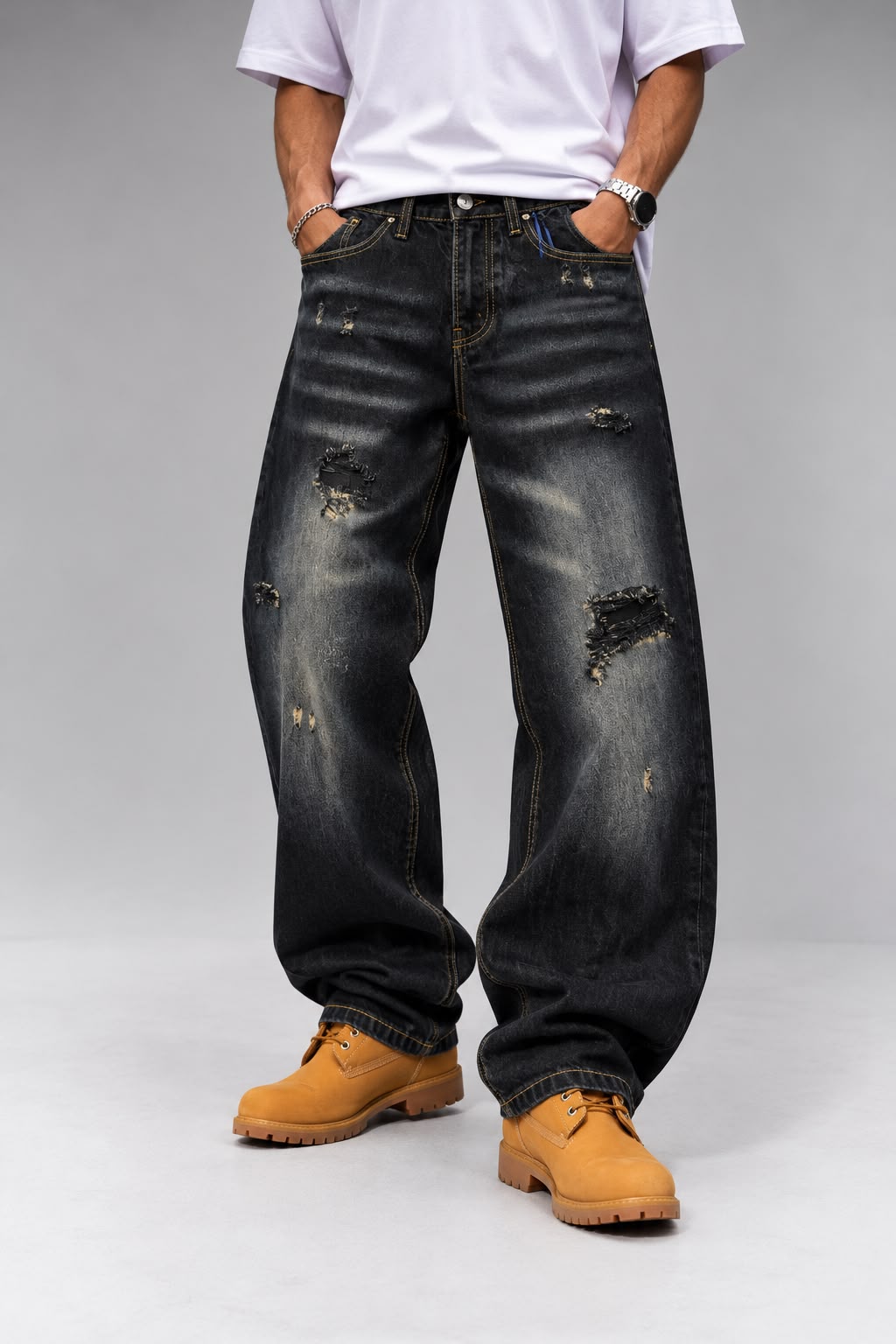 Jeans Baggie Wash Sd99