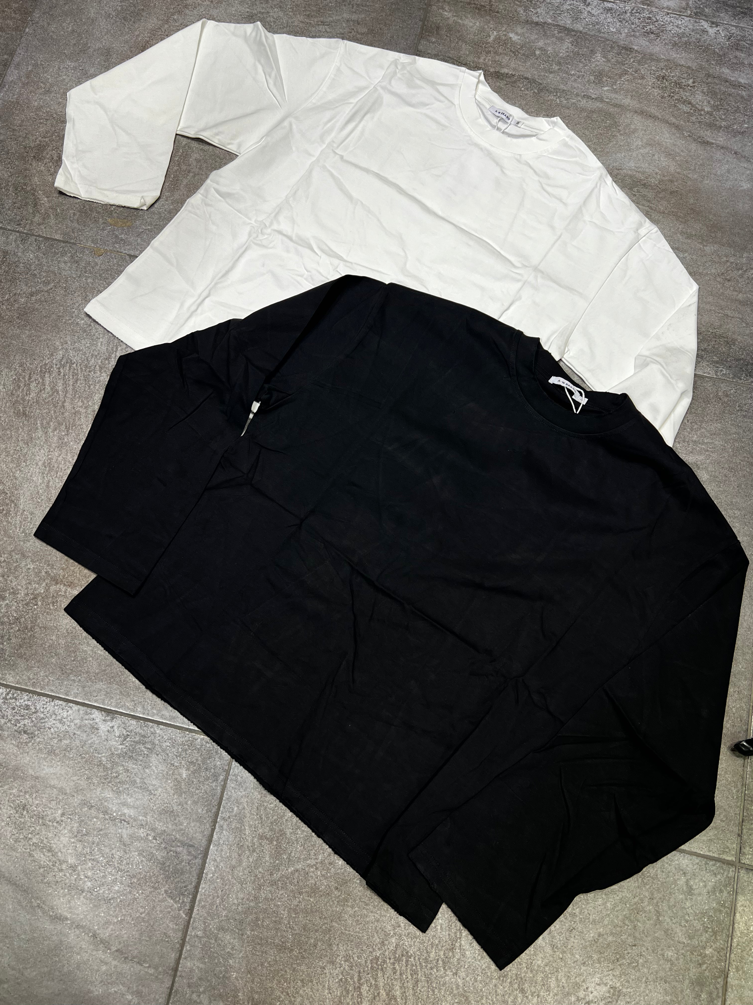 T-shirt Long Sleeve For More Cropped Destroyed