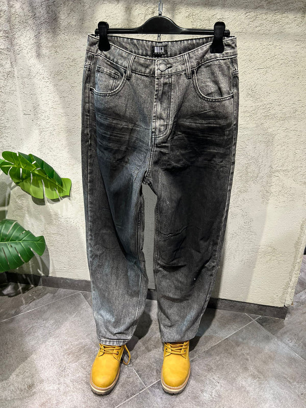 Jeans Baggy Wash Black 8975