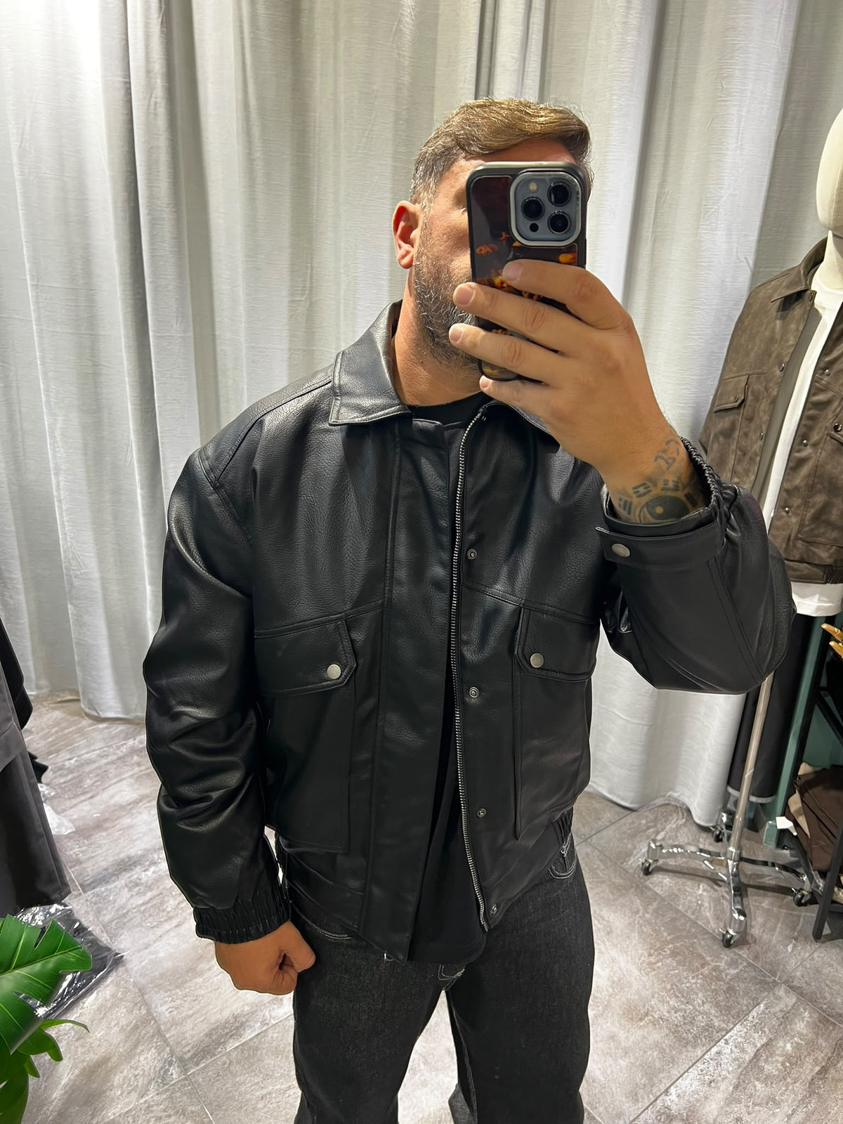 Giubbino Jacket Pocket Cropped Skin