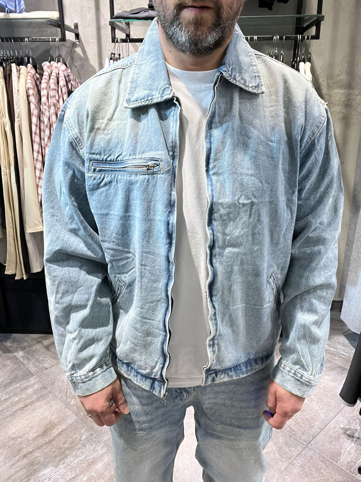 Coordinato Light wash Denim