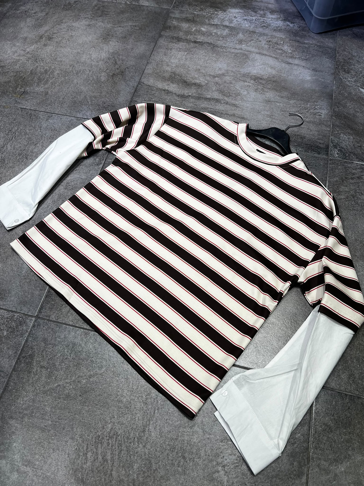 T-Shirt Long Sleeve Scuba Righe