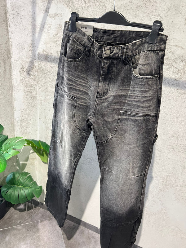 Jeans Baggy Double Wash Zip 287