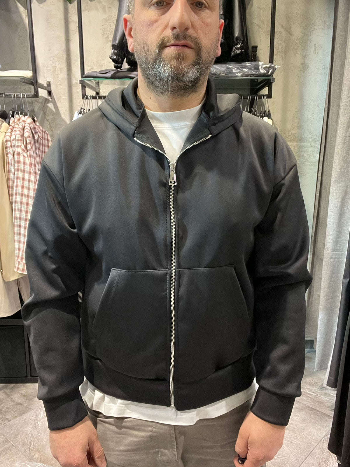 Felpa Scuba Mod Zara Zip