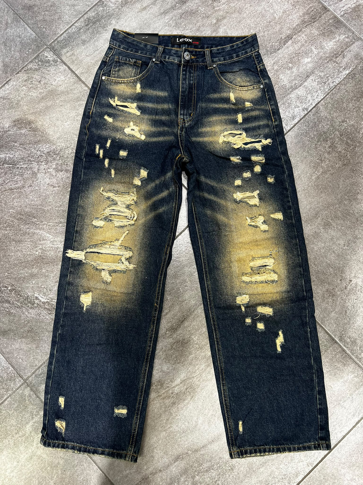 Jeans Baggy Destroyed Yx 3903