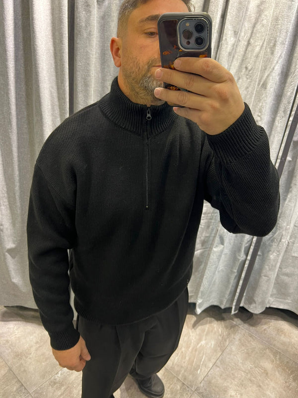 Maglione Mezzo Collo Zip Ac25456