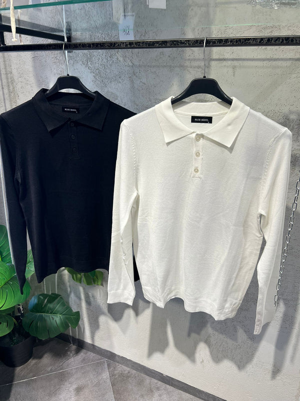 Polo Basic Botton Bk 8501-22