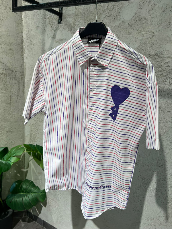 Camicia Cuore Righe