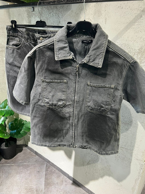 Coordinato Wash Cropped Zip 1.0