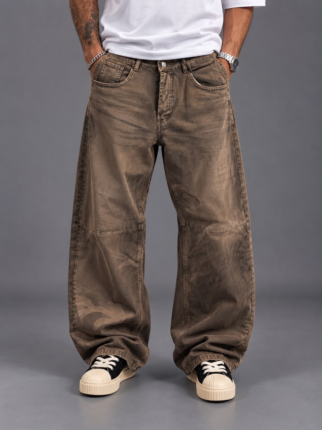 Jeans Ballon Laserizzato Mimetic Bnk