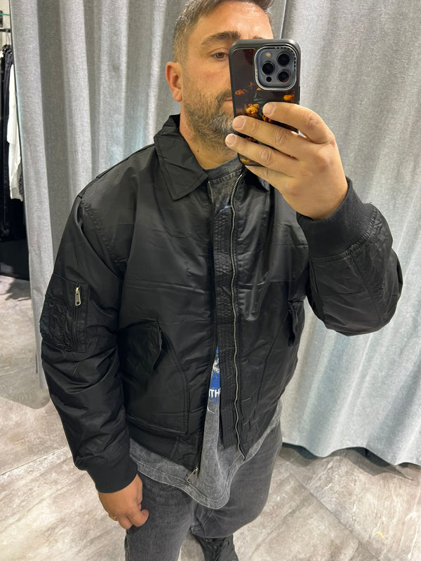 Giubbino Bomber Mod Alfa Cropped
