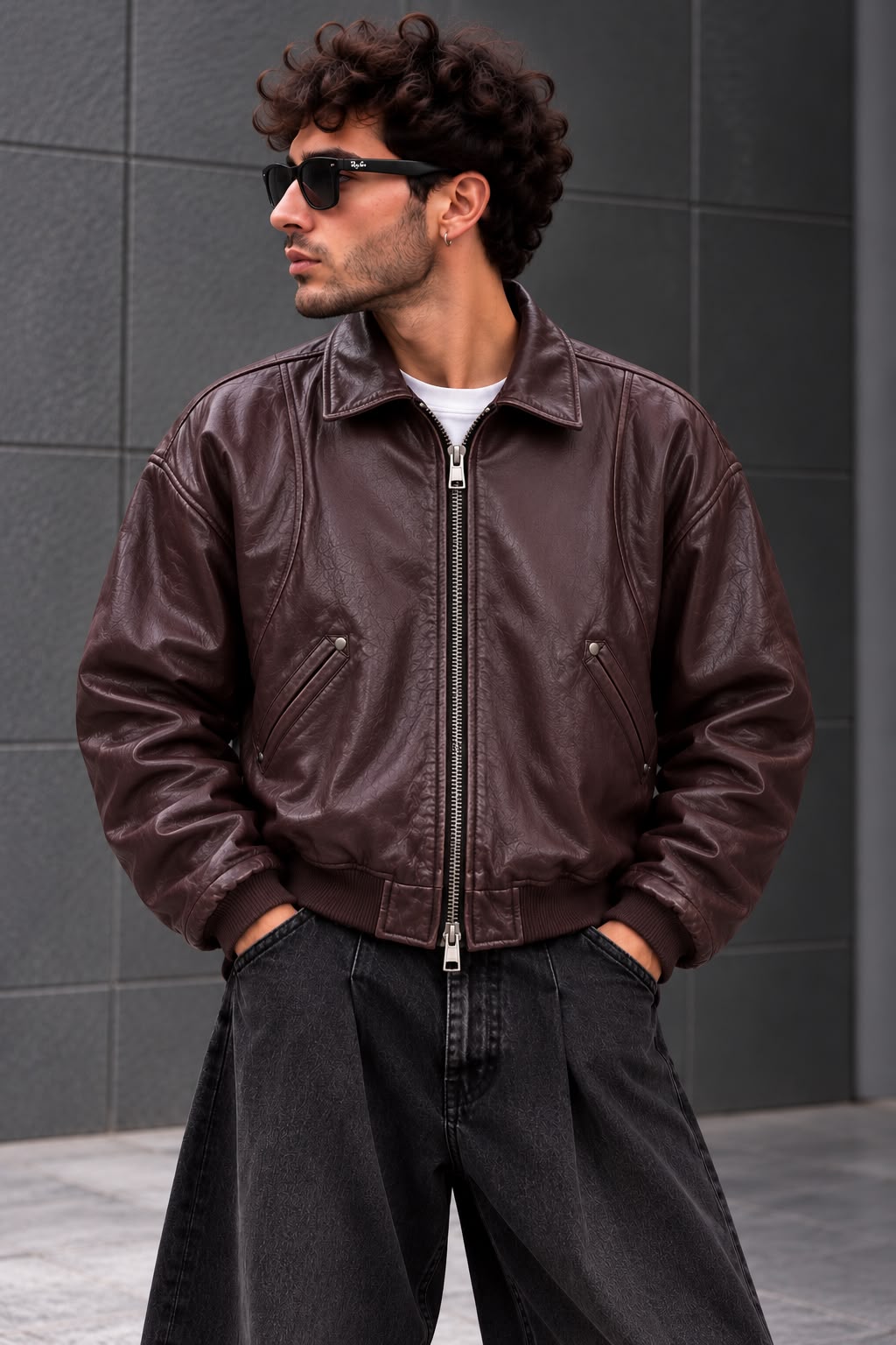 Giubbino Aviator Purple