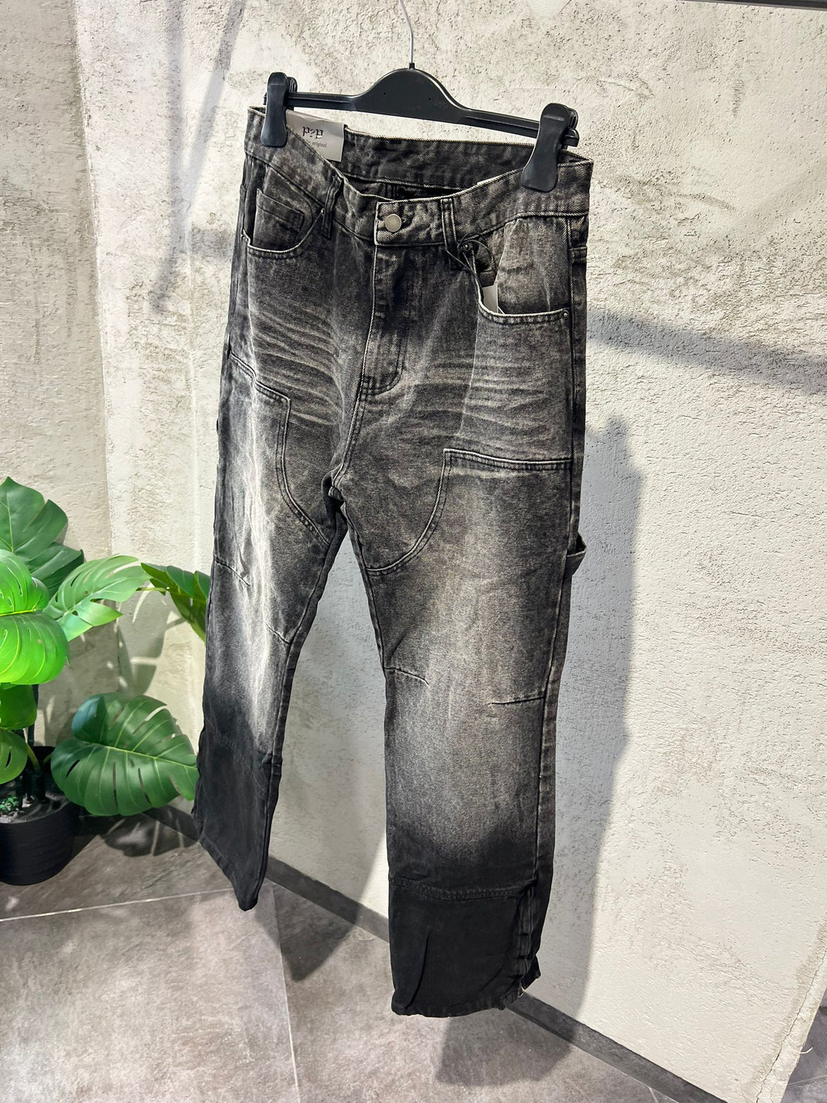 Jeans Baggy Double Wash Zip 287