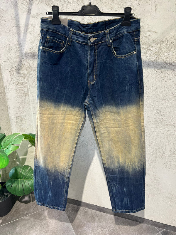 Jeans Baggy Double Color Wash 281