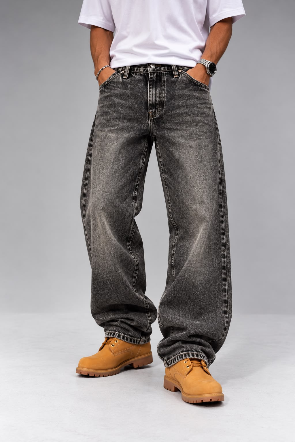 Jeans baggy Kk3222 Wash Sabbiato