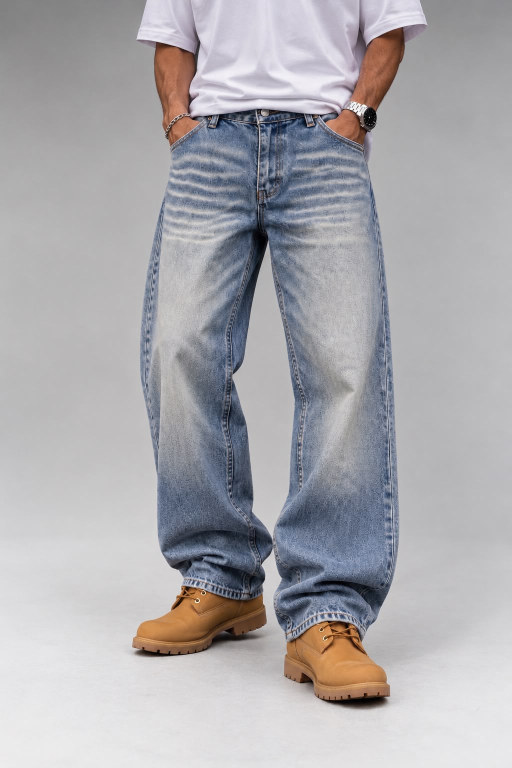 Jeans baggy  Basic  Wash Xx3913