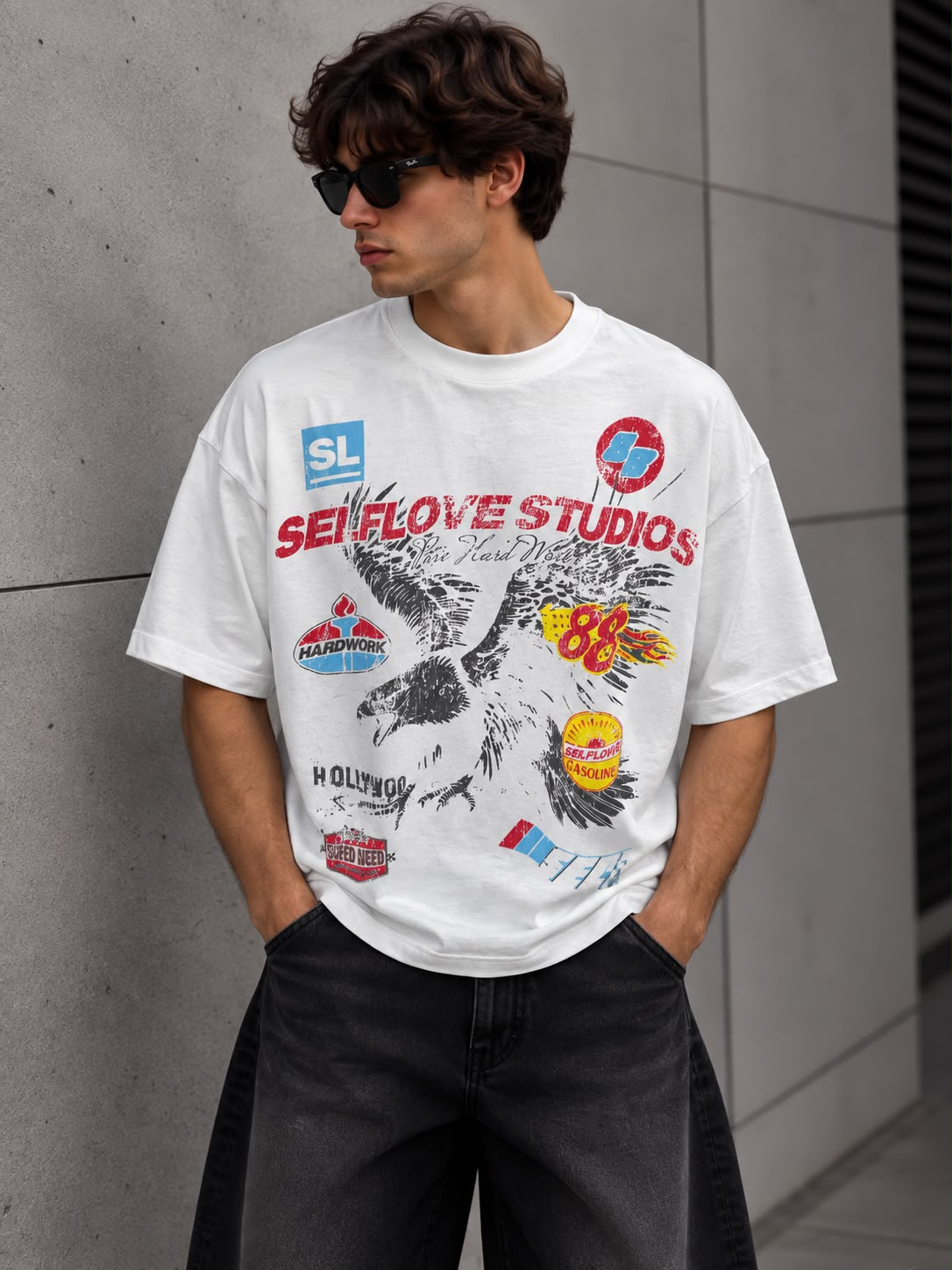 T-shirt Hard Work  Lc112