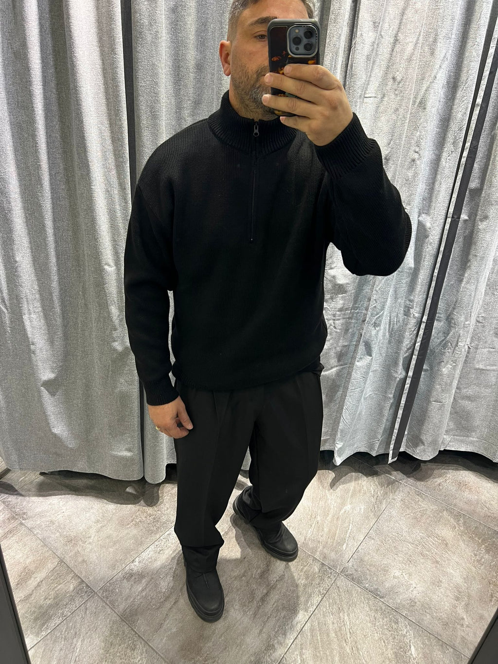 Maglione Mezzo Collo Zip Ac25456 Saldi 2026