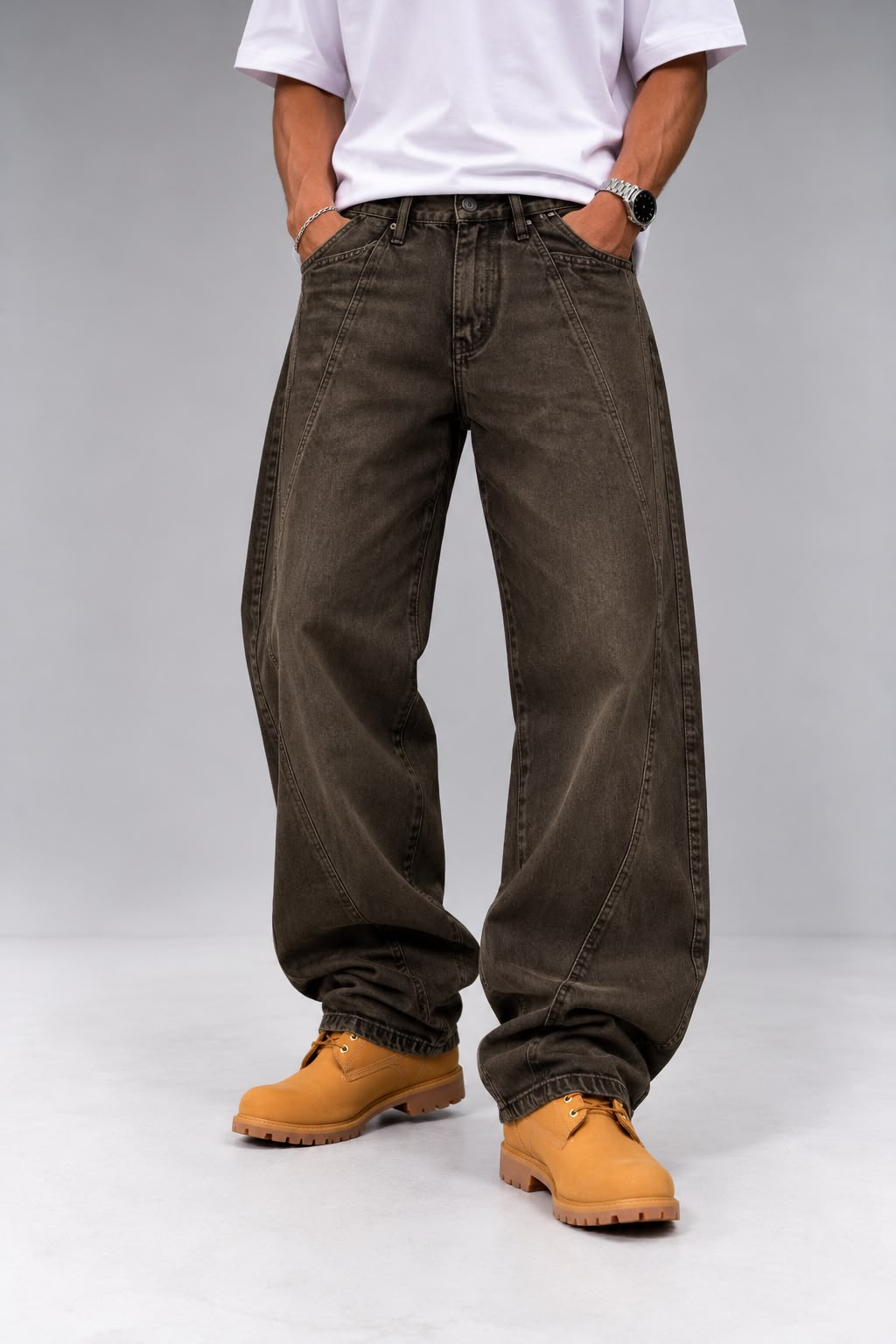 Jeans Baggy Diagonal Kk0288